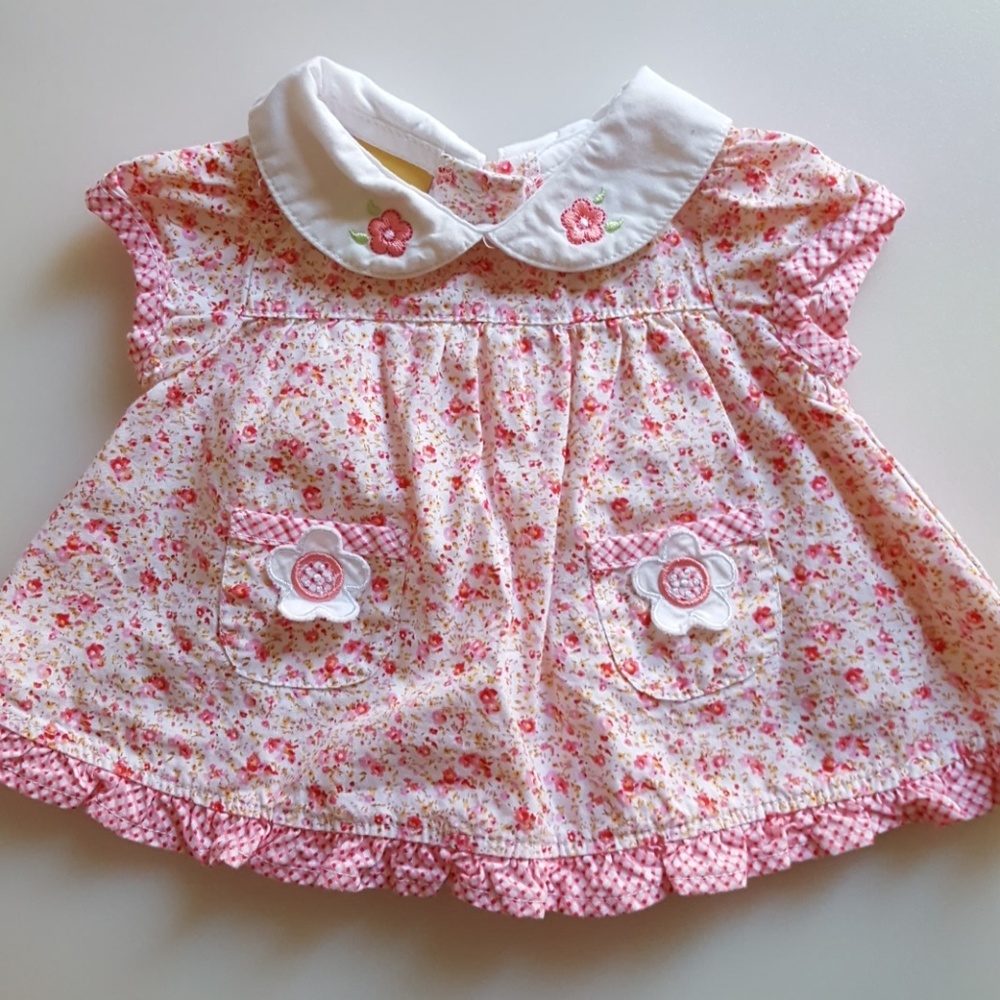 Floral preemie dress